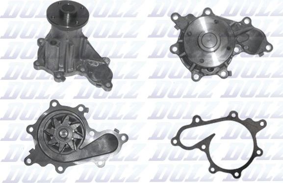 Помпа (водяной насос) Dolz для Nissan Cabstar F24M, F24W 2006-2013. Артикул N160