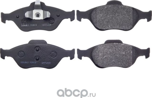 Колодки тормозные дисковые (Double Force) Double Force. Артикул DFP1419