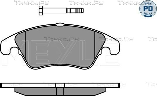 Тормозные колодки Meyle PD. Артикул 025 243 1019/PD