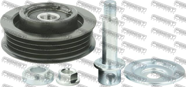 Натяжной ролик (натяжитель) приводного поликлинового ремня Febest. Артикул 0187-VDJ200