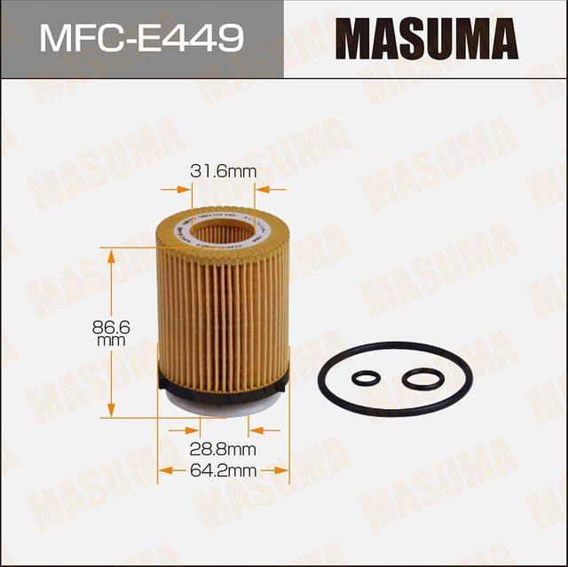Масляный фильтр Masuma. Артикул MFC-E449