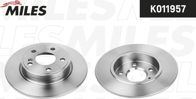 Диск тормозной MERCEDES A(W176) 12-/B(W246) 11- задний D 276мм (Miles). Артикул K011957