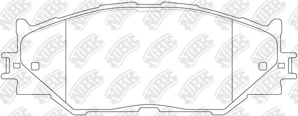 Тормозные колодки NiBK. Артикул PN1829