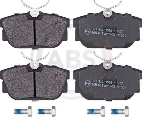 Тормозные колодки ABS. Артикул 37118