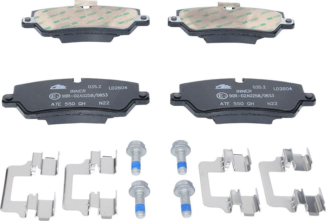 Тормозные колодки ATE Ceramic. Артикул 13.0470-2604.2