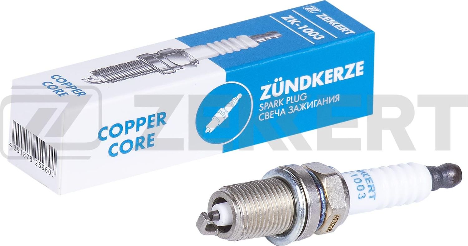 Свеча зажигания Zekkert. Артикул ZK-1003