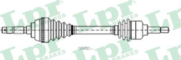 Полуось (привод в сборе, приводной вал) LPR. Артикул DS21055
