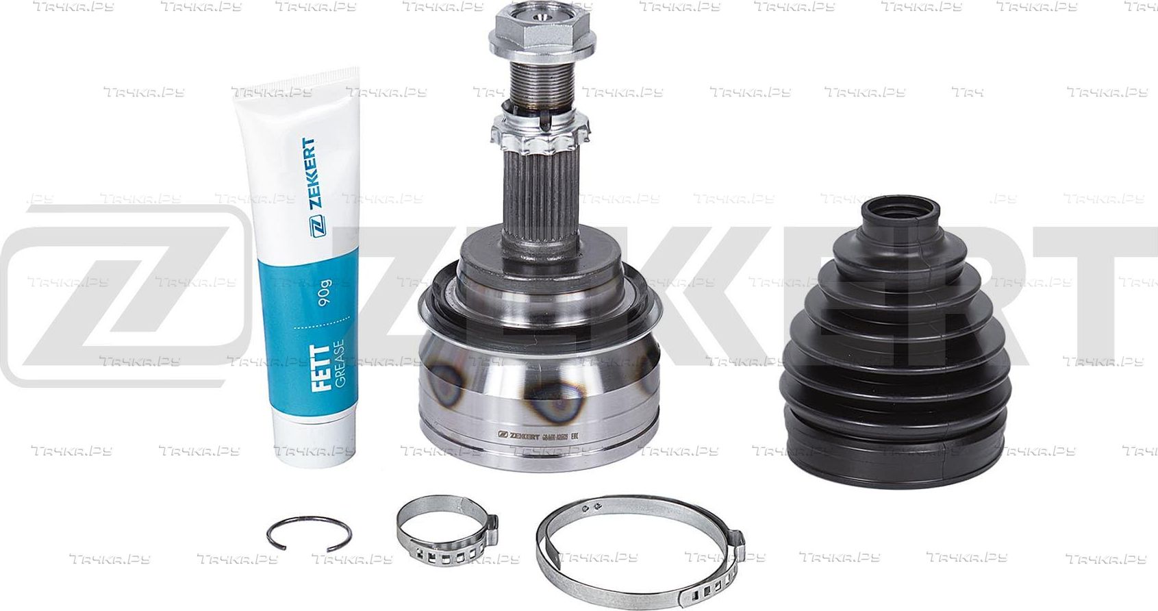 Шрус наружный (граната) Zekkert передний левый для Toyota Fortuner II 2015-2026. Артикул GS-5490
