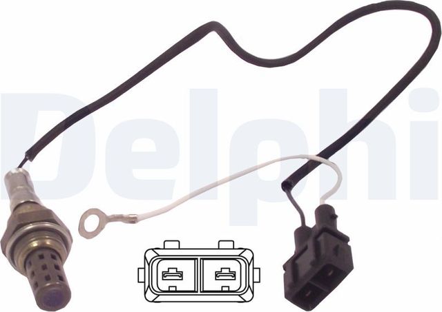 Лямбда-зонд (кислородный датчик) Delphi для SEAT Toledo I 1991-1999. Артикул ES10998-12B1