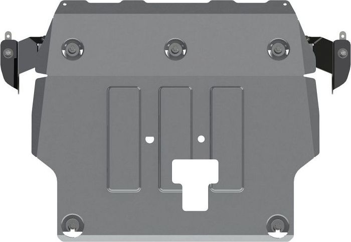 Защита алюминиевая Шериф (3 мм) для картера и КПП Hyundai Creta I 2016-2021. Артикул 10.3176