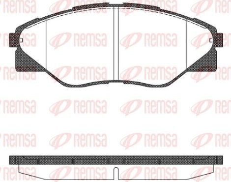 Тормозные колодки Remsa. Артикул 1466.00