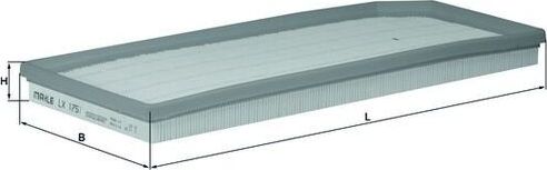 Воздушный фильтр Mahle-Knecht. Артикул LX 1751