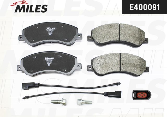 Тормозные колодки Miles (Low-Metallic). Артикул E400091