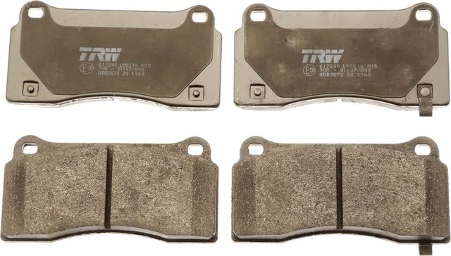 Тормозные колодки TRW задние для Nissan GT-R I 2007-2026. Артикул GDB3573