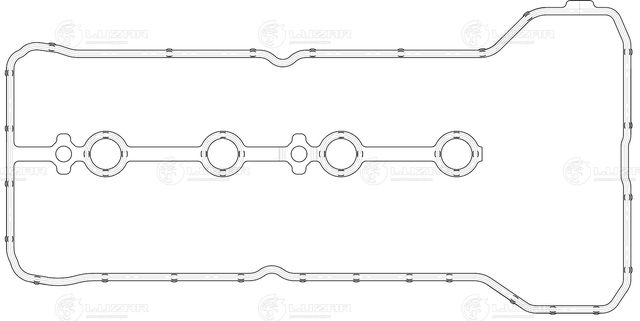 Прокладка клапанной крышки для а м Лада Vesta (15-) Renault Duster (10-) 1.6i [H (Luzar). Артикул LES21402