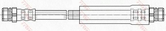 Тормозной шланг TRW. Артикул PHA486