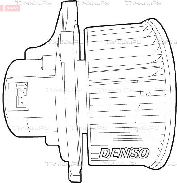 Вентилятор, мотор печки (отопителя) салона Denso. Артикул DEA43003