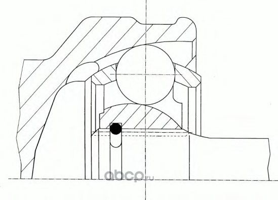 Шрус наружный (граната) Patron. Артикул PCV2080