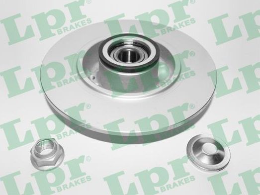 Тормозной диск LPR LPR HUB BRAKE DISC LINE - FULL COATED задний для Renault Megane IV 2016-2026. Артикул R1076PRCA
