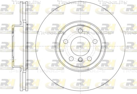 Тормозной диск RoadHouse передний для BMW X5 II (E70) 2006-2013. Артикул 61335.10