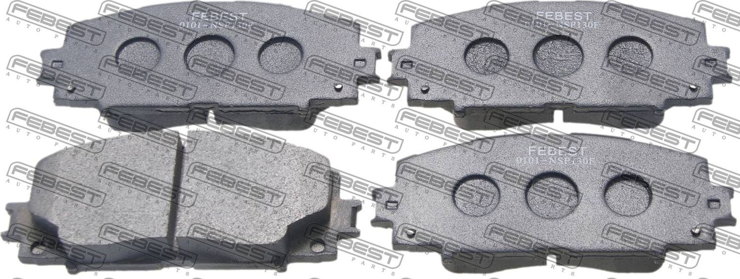 Тормозные колодки Febest передние для Lexus CT I 2010-2018. Артикул 0101-NSP130F