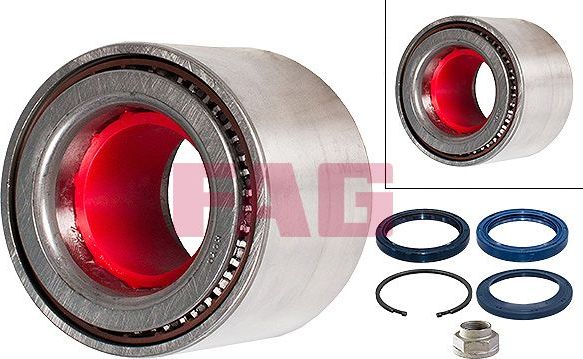 Ступичный подшипник (комплект) Fag задний для Subaru Forester II 2002-2008. Артикул 713 6221 50