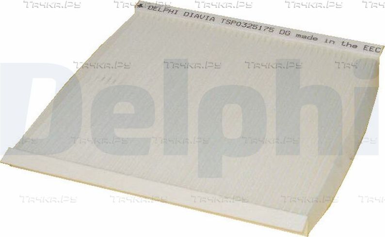 Салонный фильтр Delphi для Toyota Prius II (XW20) 2003-2009. Артикул TSP0325175