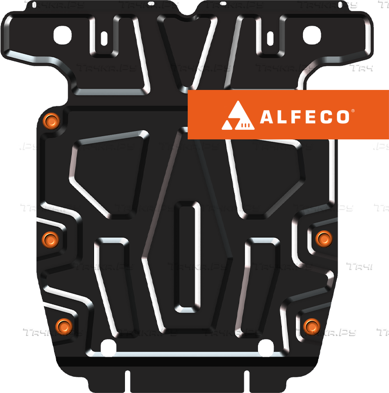Защита Alfeco для картера Porsche Cayenne II 2010-2017. Артикул ALF.50.01 st