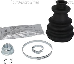Пыльник ШРУСа наружный Metelli (резина) передний для Toyota Yaris II 2007-2008. Артикул 13-0697