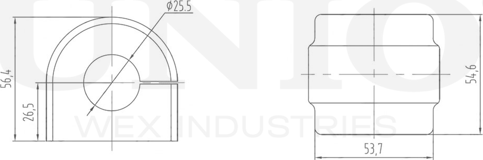 Втулка стабилизатора (Unio). Артикул RMP-10188