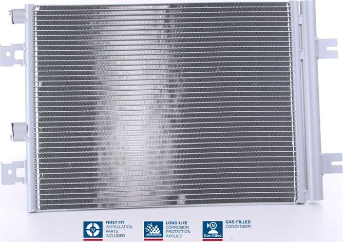 Радиатор кондиционера (конденсатор) Nissens (алюминий). Артикул 940262