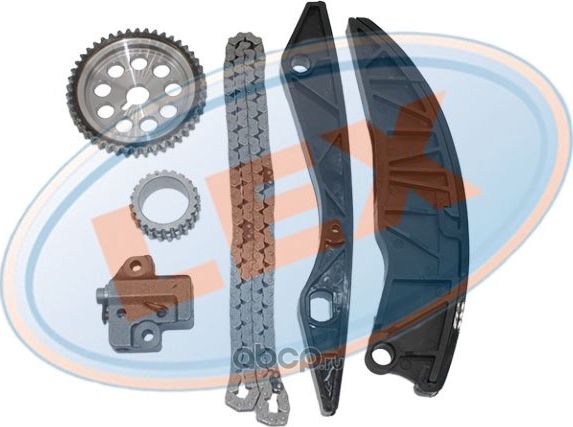 Комплект цепи ГРМ (6шт) (LEX). Артикул RK2310