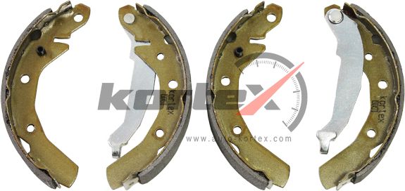 Тормозные колодки барабанные GM/CHERY MATIZ/SPARK/QQ 98 (Kortex). Артикул KS024STD