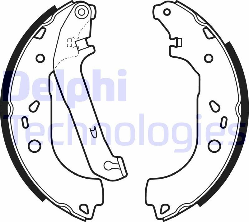 Тормозные колодки Delphi. Артикул LS1983
