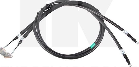 Трос ручника (тросик ручного тормоза) NK. Артикул 9036121