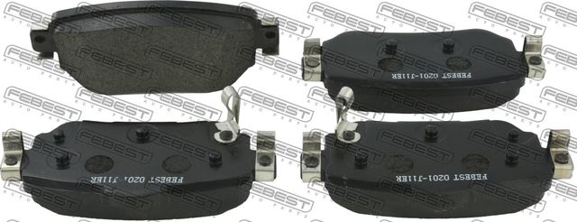 Тормозные колодки Febest задние для Nissan X-Trail T32 2014-2026. Артикул 0201-J11ER