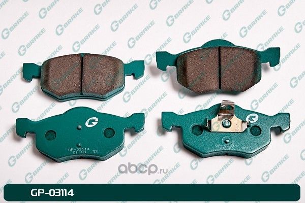 Колодки тормозные дисковые (G-Brake). Артикул GP03114