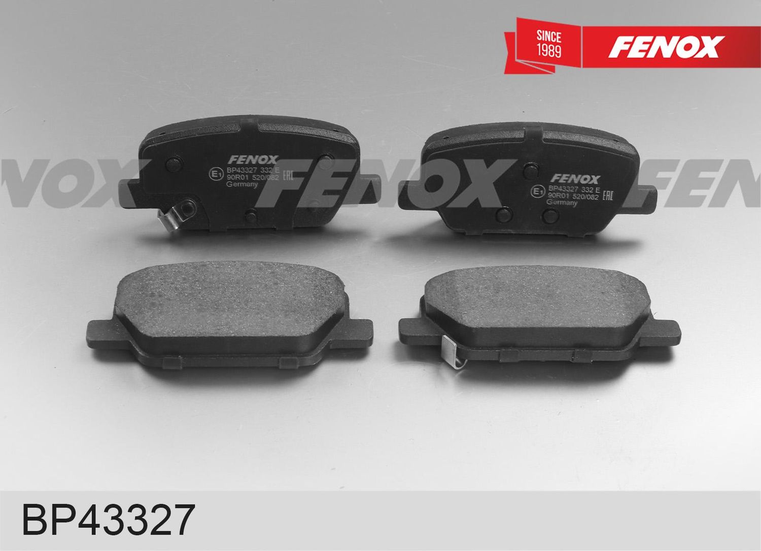 Тормозные колодки Fenox. Артикул BP43327