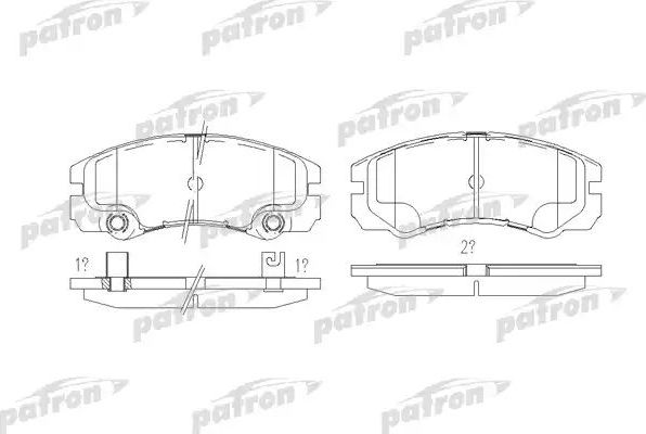 Тормозные колодки Patron. Артикул PBP1511