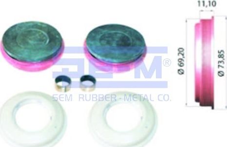 Ремкомплект тормозного суппорта Sem Lastik. Артикул 10684