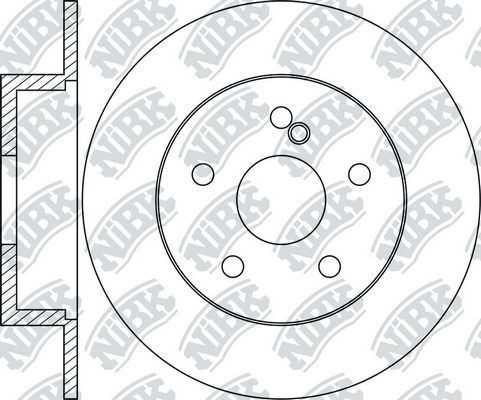 Тормозной диск NiBK. Артикул RN1708