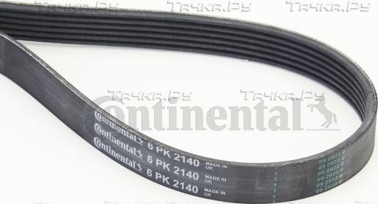 Приводной ремень поликлиновой ContiTech для Mercedes-Benz M-Класс III (W166) 2011-2015. Артикул 6PK2140