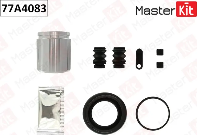 77A4083 Ремкомплект тормозного суппорта + поршень Nissan ALMERA Classic (B10) 2006 - (Master KIT). Артикул 77a4083
