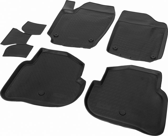 Коврики Rival для салона Volkswagen Polo V седан 2010-2020. Артикул 15804003