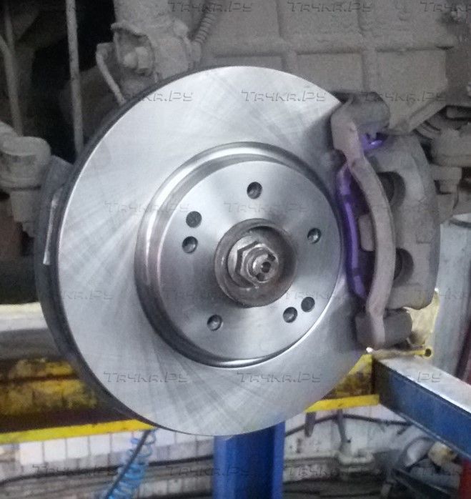 Тормозной диск Sangsin Hi-Q передний для SsangYong Actyon II 2012-2026. Артикул SD3042