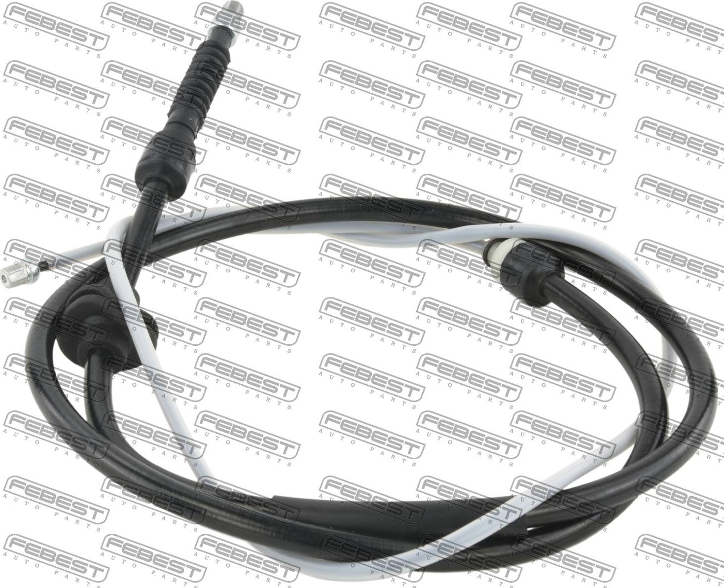 Трос ручника (тросик ручного тормоза) Febest. Артикул 24100-MEG