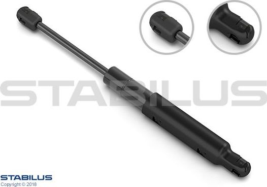 Амортизатор (упор) капота Stabilus Lift-O-Mat®. Артикул 188579