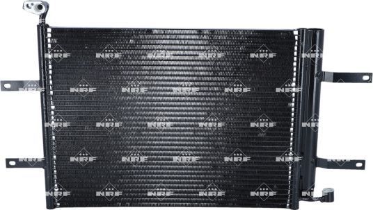Радиатор кондиционера (конденсатор) NRF (алюминий) для Volkswagen Fox I 2005-2011. Артикул 35480A