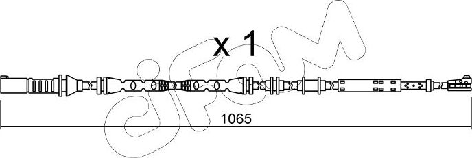 Датчик износа тормозных колодок  Metelli. Артикул SU.276