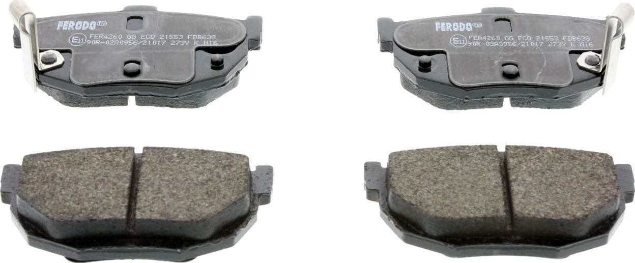 Тормозные колодки Ferodo Premier Eco Friction. Артикул FDB638